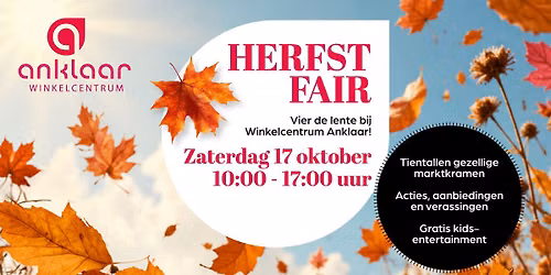 🍂 HerfstFair Anklaar | Gezellige markt, gratis kinderactiviteiten & volop herfstsfeer! in Gelderland