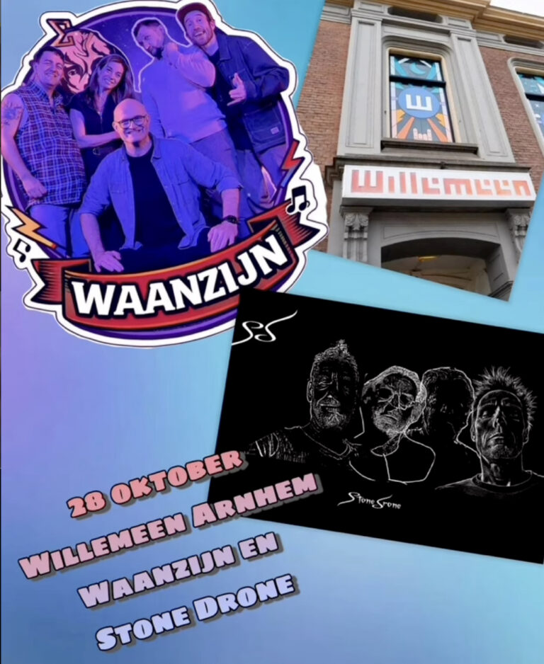 W1 Cafe: Waanzijn + Stone Drone — muziek in Gelderland