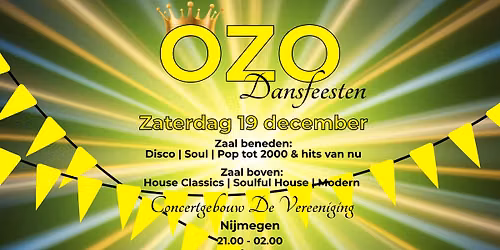 OZO Zaterdag 19 december Jubileum en afscheidsfeest in Gelderland