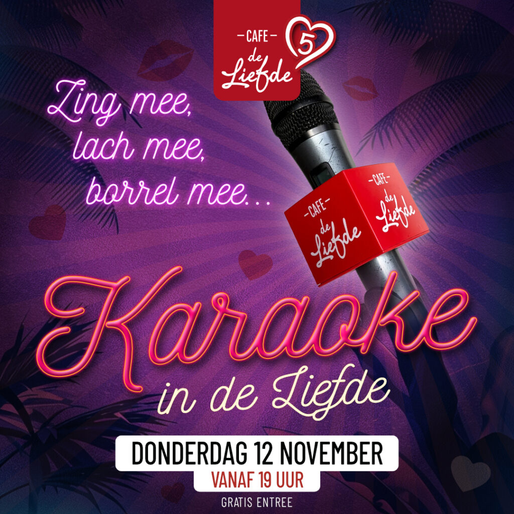 Karaoke 12 november in Gelderland