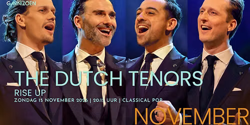 The Dutch Tenors – Rise Up | Podium Het Garnizoen in Gelderland