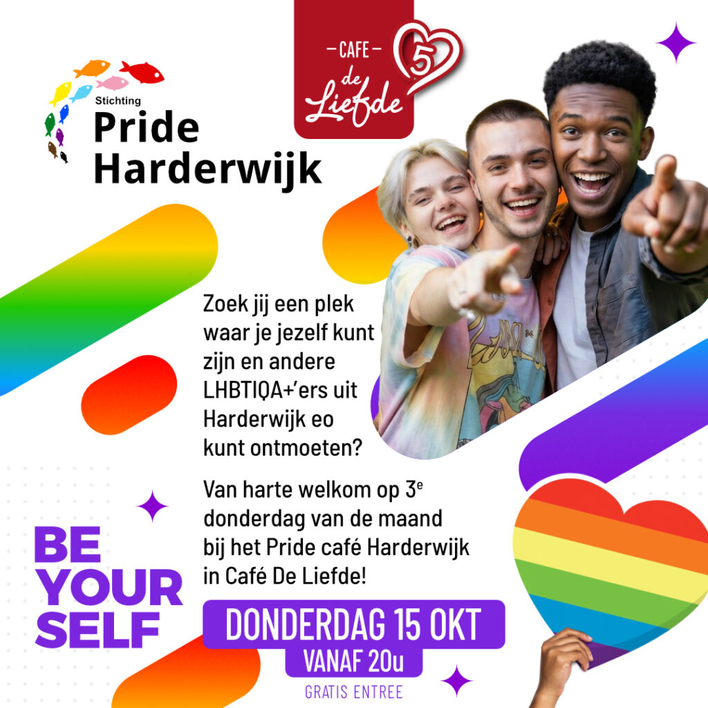 Pride Café 15 okt in Gelderland