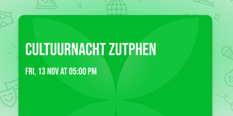 Cultuurnacht Zutphen — festival in Gelderland