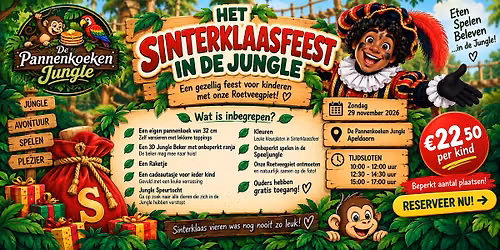 Het Sinterklaasfeest in de Jungle — festival in Gelderland